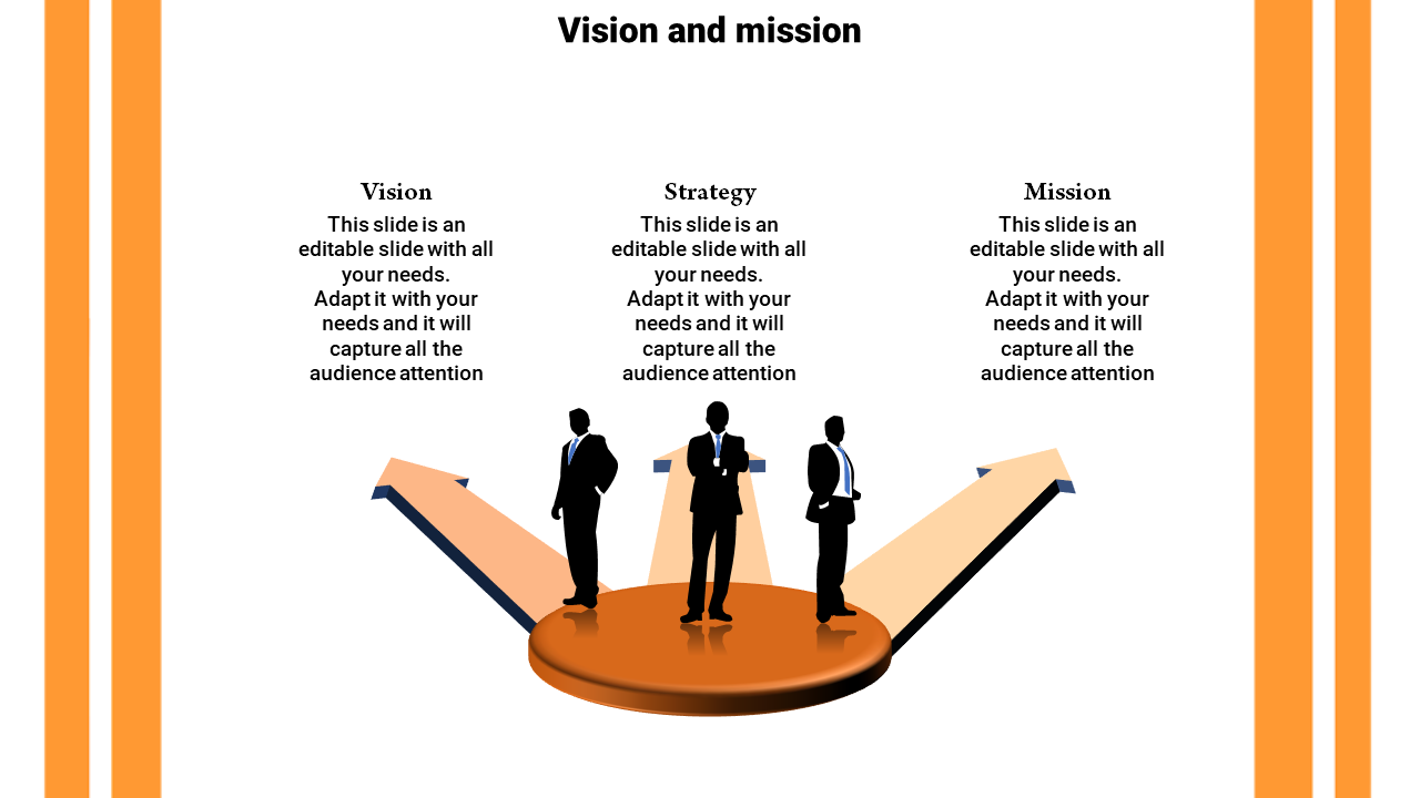 Vision Mission Powerpoint Template Free Printable Tem 4389